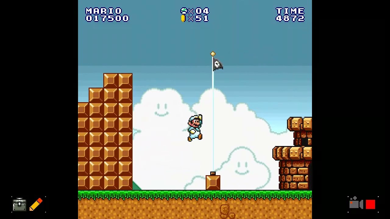 Super Mario Construct Super Mario Bros Custom Level Classic Style [No Sound]
