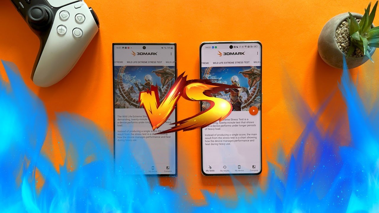 OPPO Find X6 Pro vs Galaxy S23 Ultra - 3dMark Extreme Stress Test & Gaming