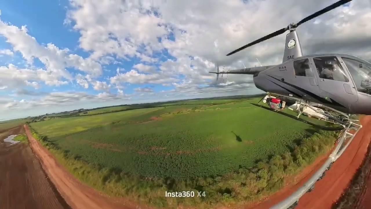 Helicóptero agrícola Brasil