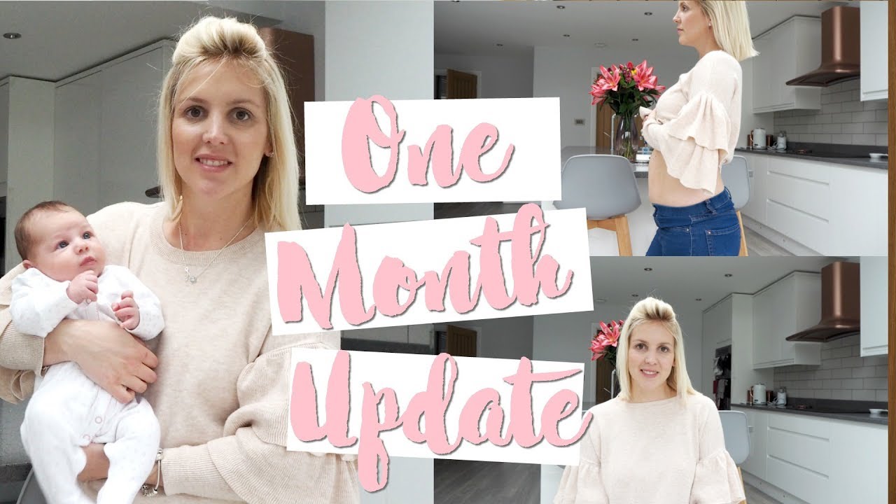 1 Month Baby and Postpartum Update | Feeding, Routines & Postpartum Belly