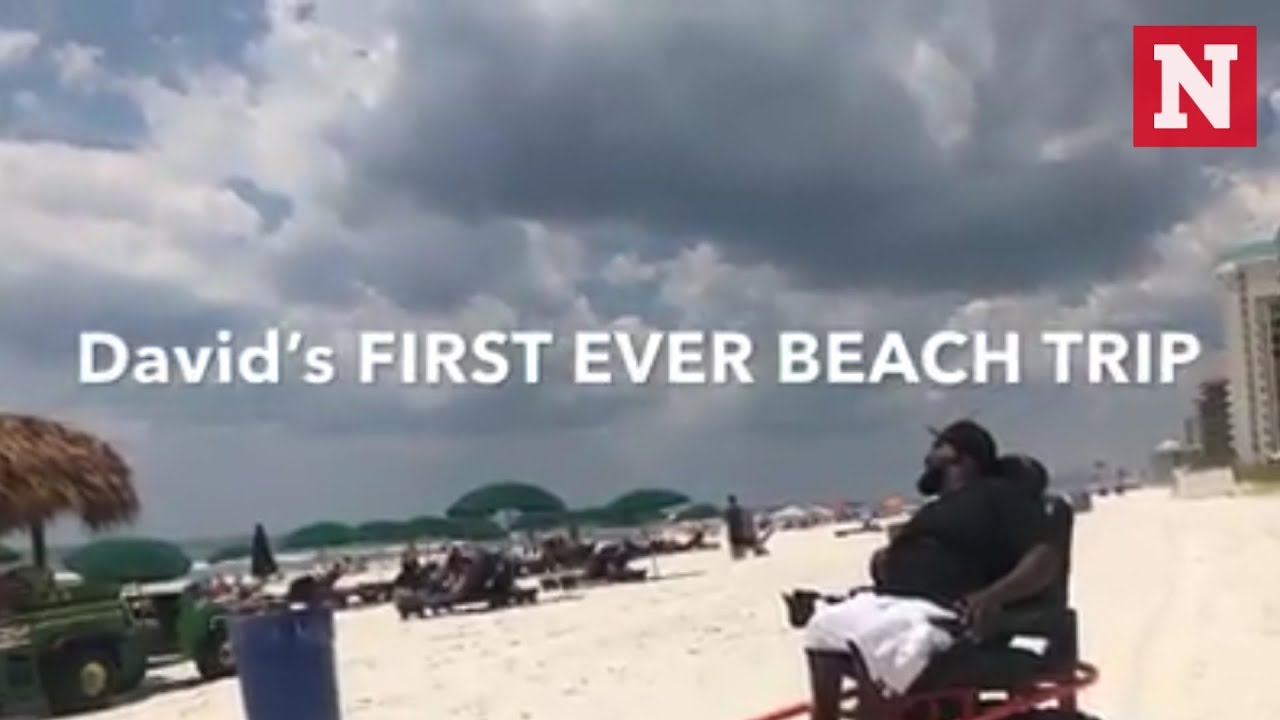 Wheelchair-bound Man's First Beach Visit Goes Viral
