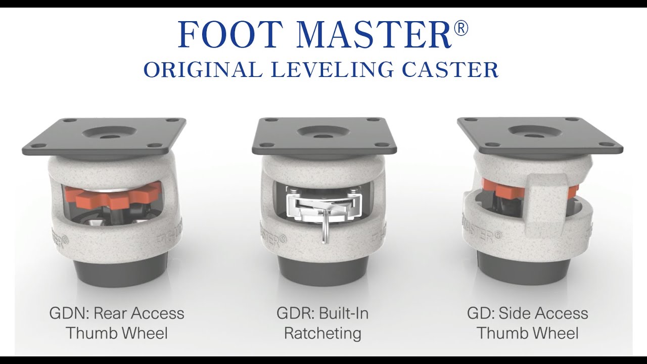FOOT MASTER original leveling caster by G dok Inc