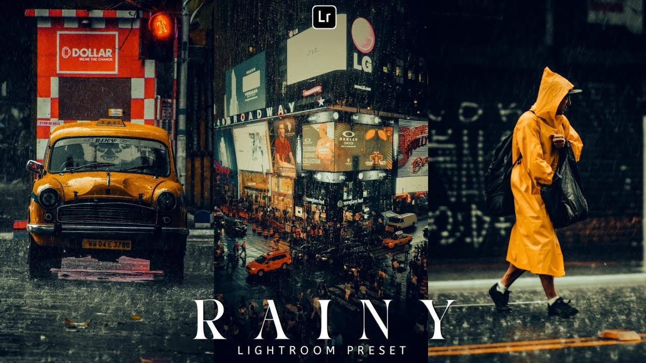 How To Edit Rainy Photos in Lightroom Mobile | Rainy Preset | Dramatic Preset | lightroom presets