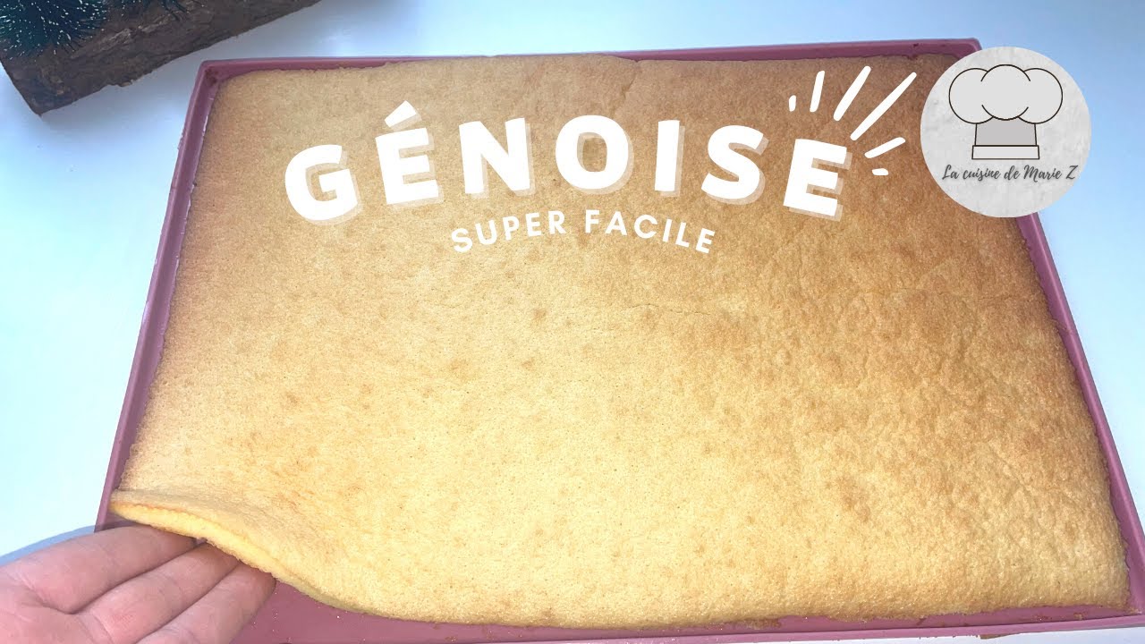 Génoise pour vos bûches de noël et gâteaux roulés !