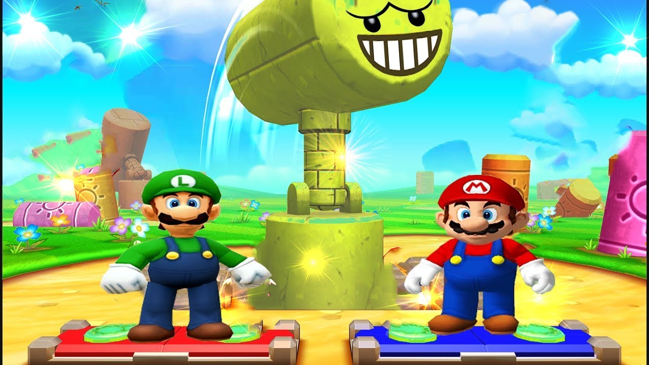Mario Party 5 Minigames - Mario vs Yoshi vs Boo vs Luigi