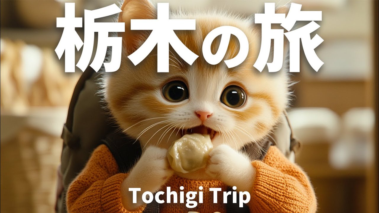 【Ai猫の旅】子猫の栃木県の旅 | Tochigi vlog