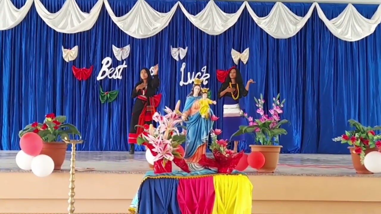 Farwell to Class XII & X.  Auxilium Convent Higher Secondary School, Tangla
