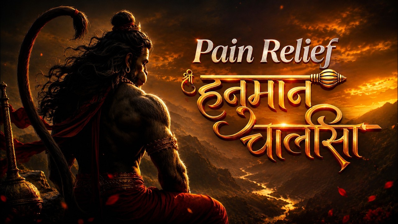 Hanuman Chalisa with Lyrics 🚩 | Powerful Hanuman Mantra | Daily Morning Devotional