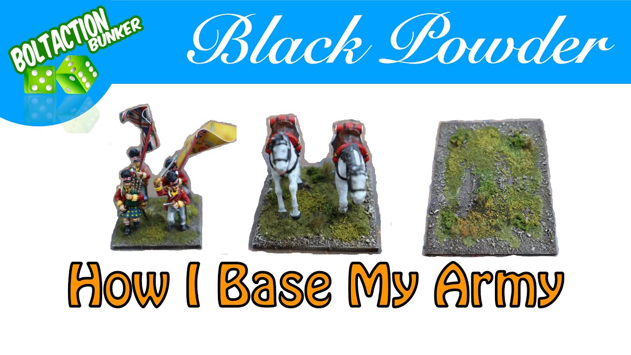 How to base Napoleonic miniatures