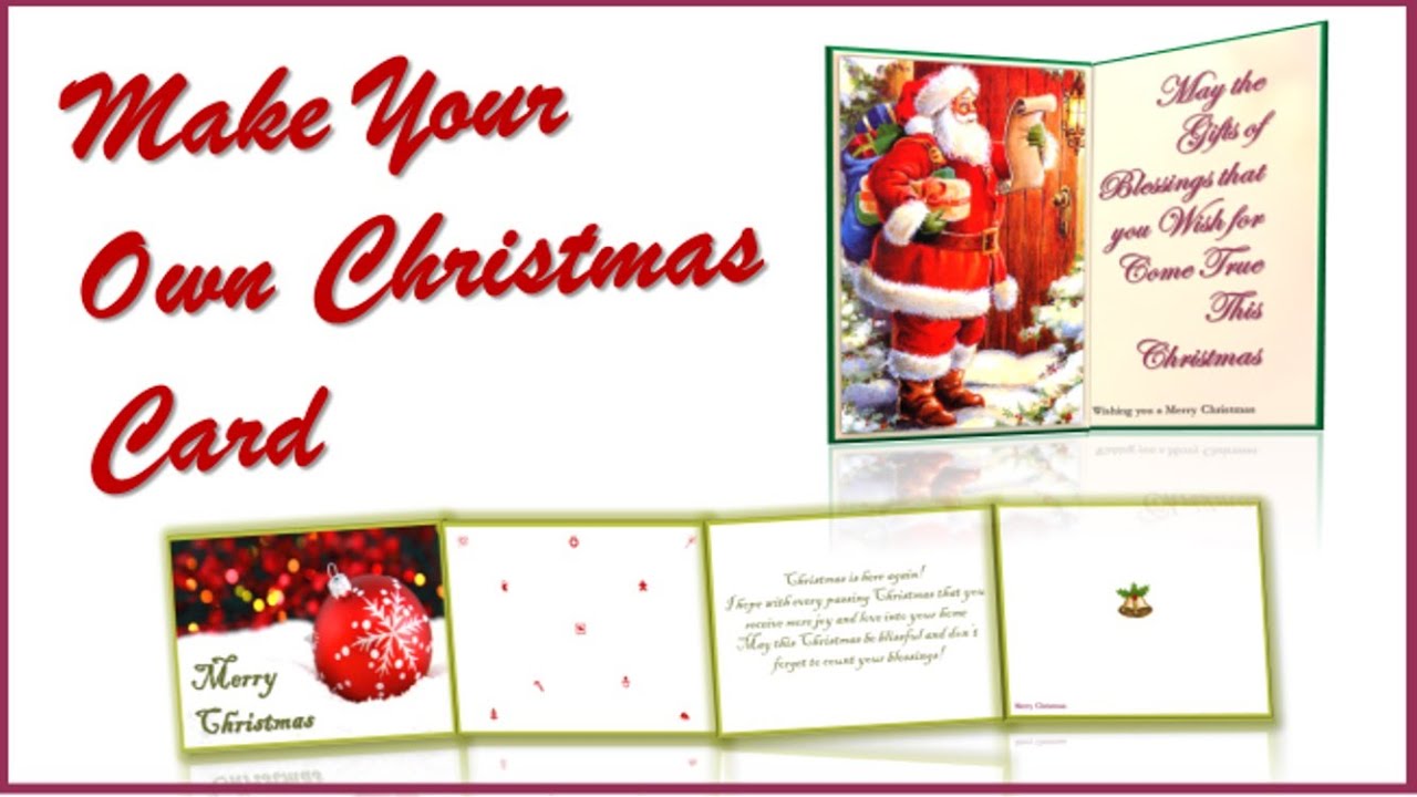How to Create a Christmas Card with PowerPoint (free)