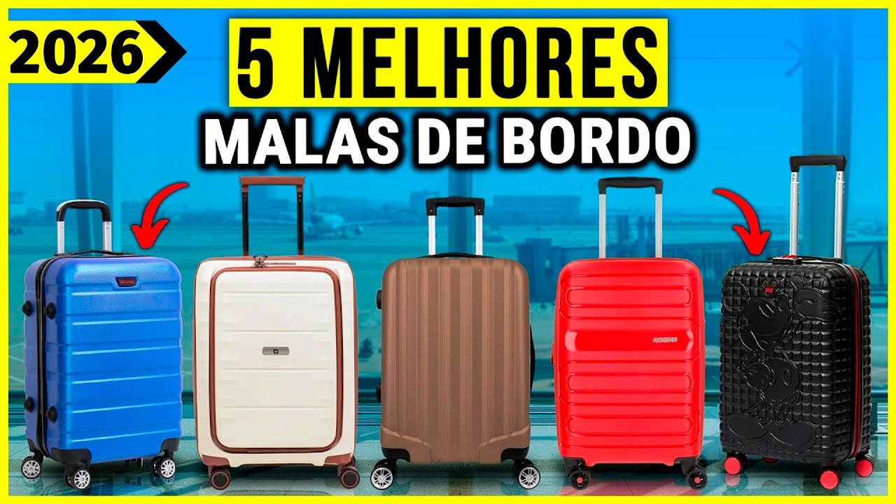 As 5 MELHORES Malas de Bordo / Mala de Bordo 10Kg em 2026!