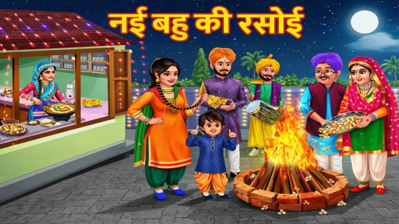 नई बहु की पहली की रसोई | Nayi Bahu Ki Pehli Lohri Ki Rasoi | Hindi Kahani | Moral Stories | Bedtime