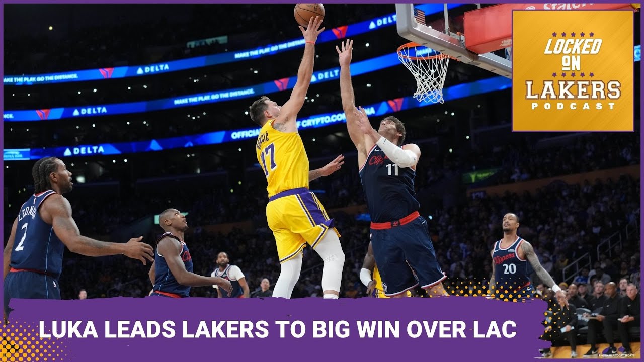 Luka Dončić (38/6/11), Austin Reaves (29 Points) LEAD Lakers win. ENTIRE ROSTER HEALTHY!