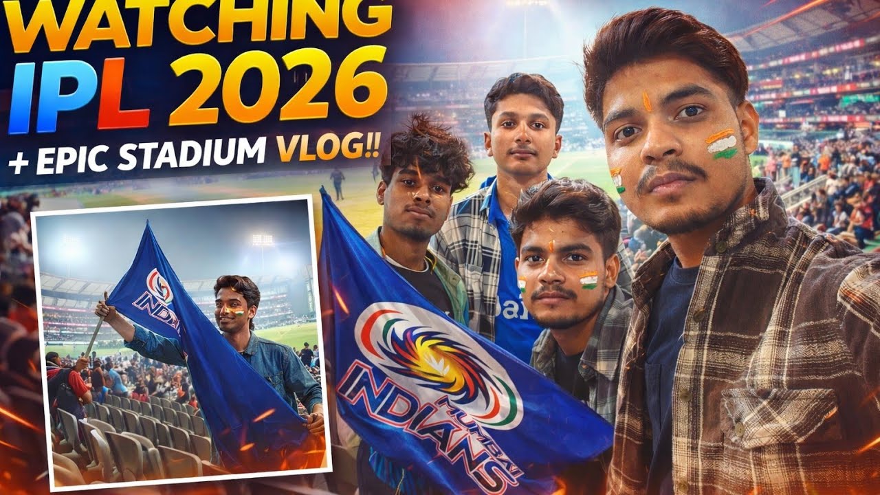 Mi & Rcb Match enjoy in Bca stadium full masti vlog 😄