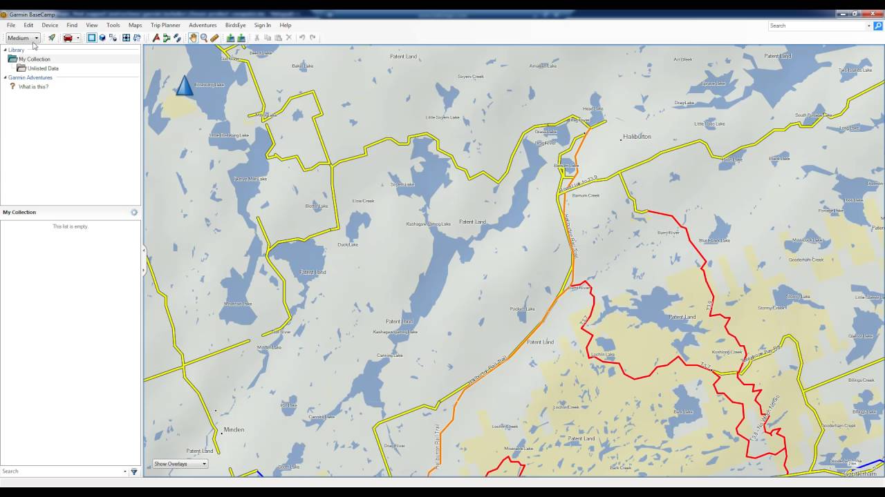 Raise Level of Detail in Garmin BaseCamp for Windows