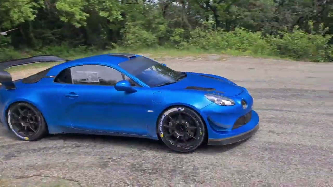 Début de l'alpine A110 GT+            Pilote : Astier Raphaël.