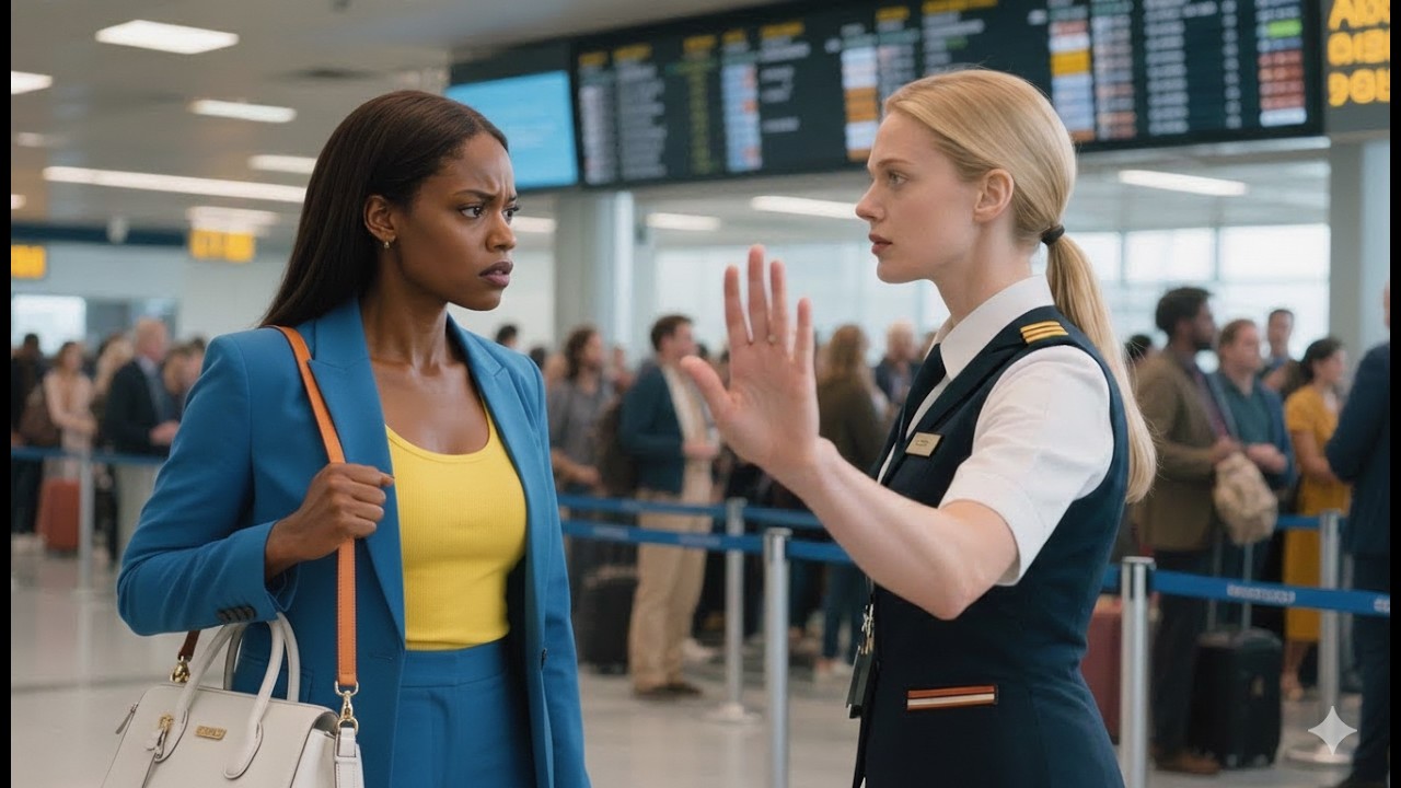 Gate Agent Asks Black CEO to Move Lines — She Cancels Their Airline Partnership Instantly  Shocking