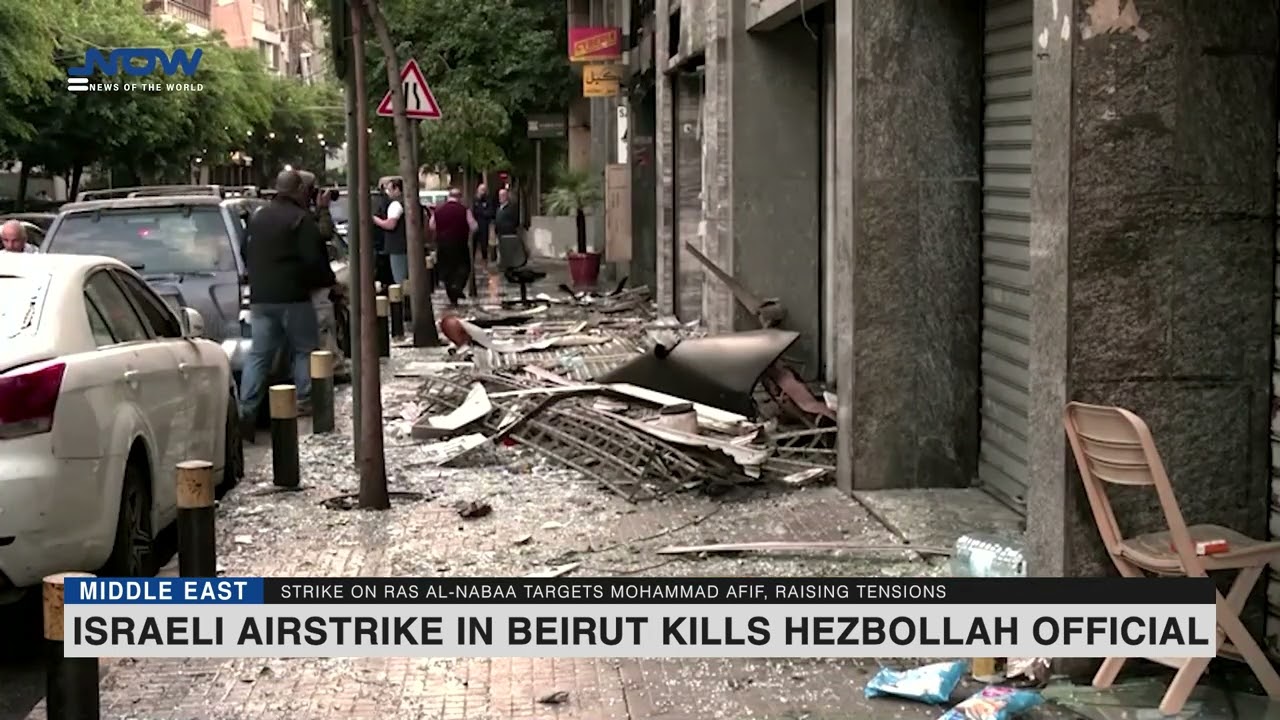 Israeli airstrike in Beirut kills Hezbollah official