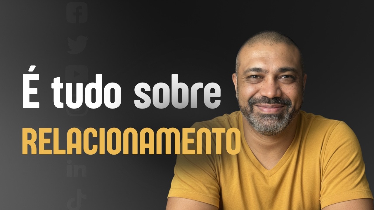 Não é sobre vendas, é sobre relacionamento.