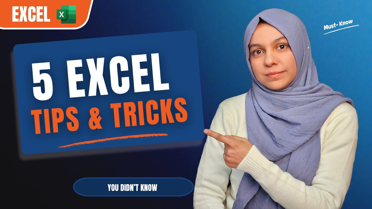 Top 5 Excel Tips and Tricks Everyone Should Know | Excel