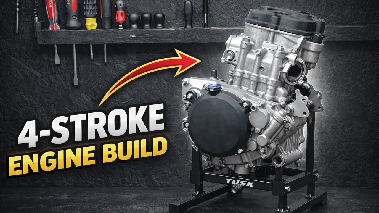 ENGINE REBUILD Timelapse (kx250f dirtbike)