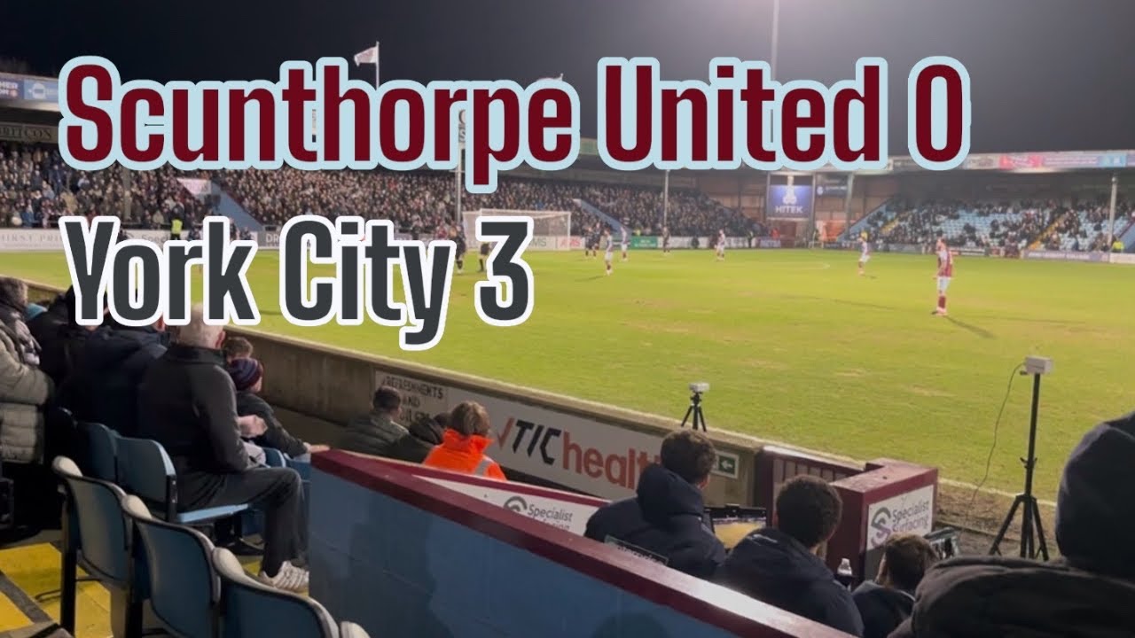 Scunthorpe United 0-3 York City