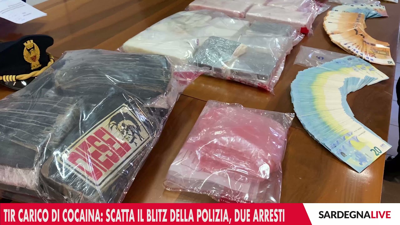 Tir carico di cocaina: scatta il blitz della Polizia, due arresti