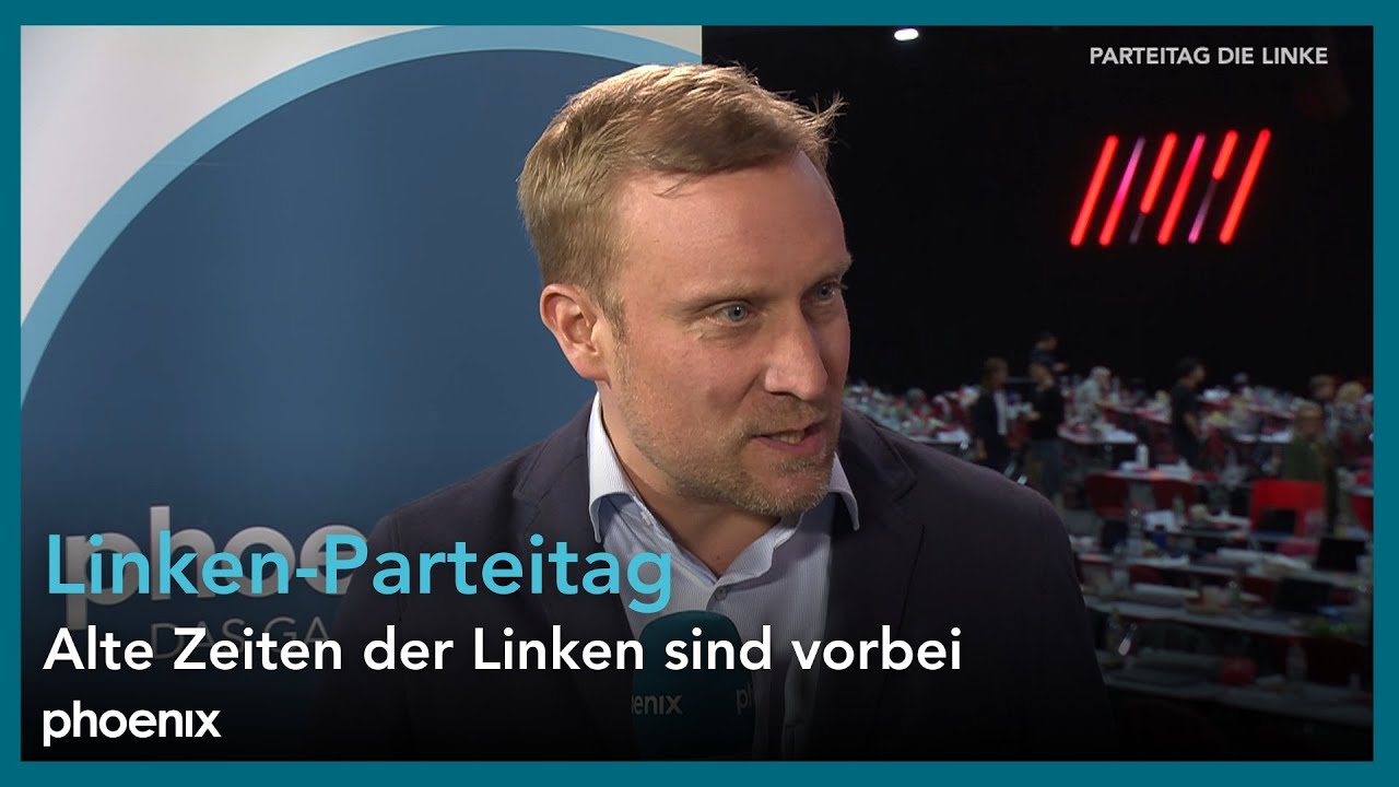 Benjamin Höhne nach dem Parteitag der Linken am 09.05.25
