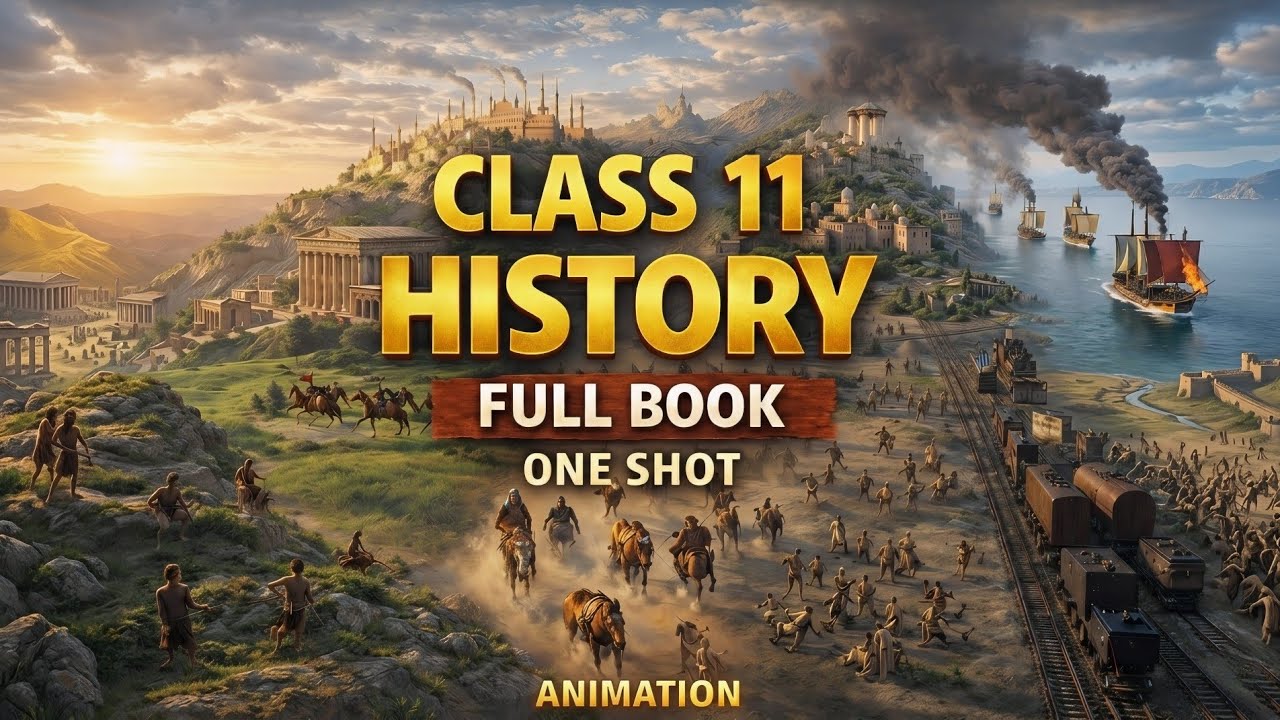 Full Book Animation | Class 11th History | OneShot 