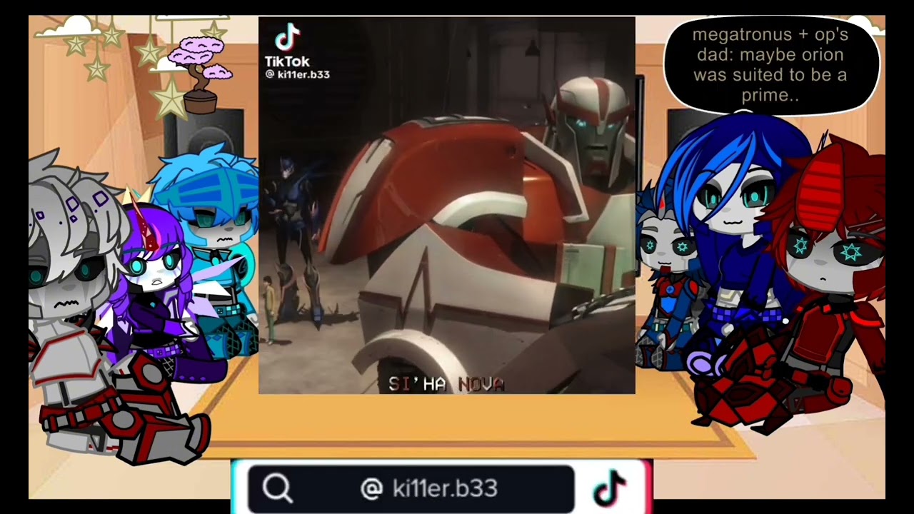 optimus primes past bullies+ family+ megatronus react to future him/bayverse + primeverse/