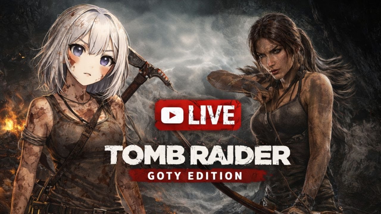 🔴TOMB RAIDER (2013) GOTY 🔥 | Lara Croft’s Survival Begins! #girlgamer #live