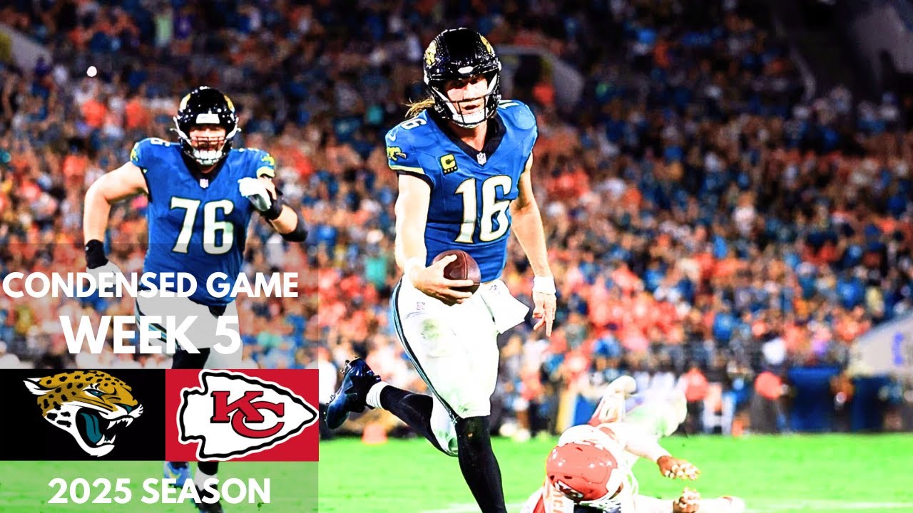 Jaguars vs Chiefs 2025 Week 5 Condensed Game | NFL Highlights