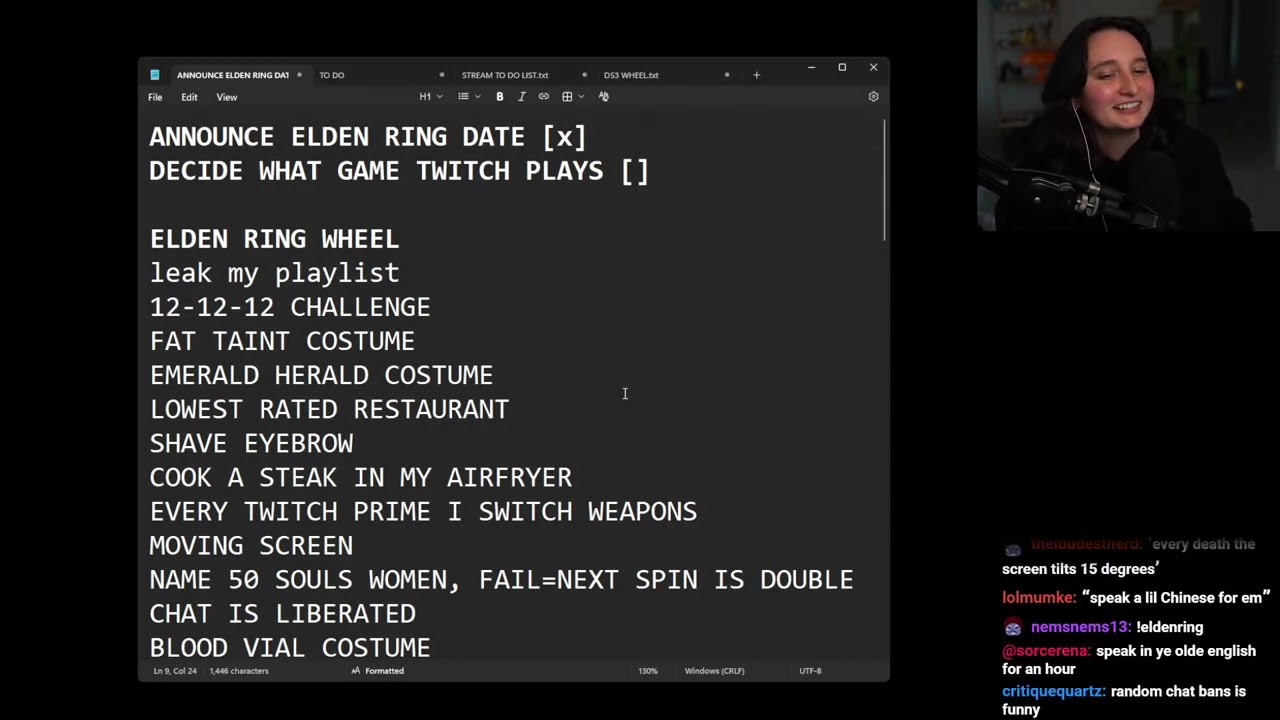 ELDEN RING ANNOUNCEMENT🔴LOCKING IN THE WHEEL🔴