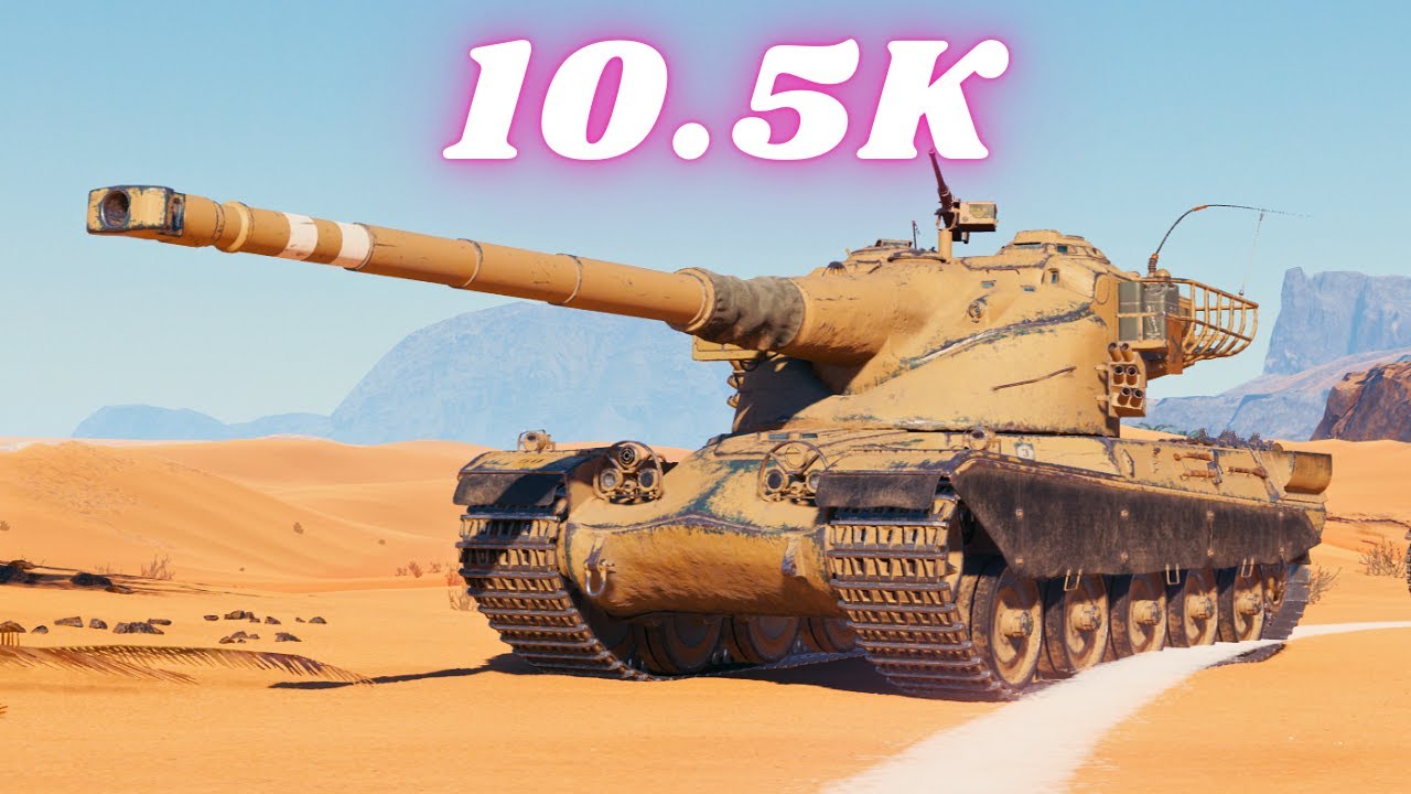 AMX 50 B  10.5K Damage 8 Kills World of Tanks | WoT