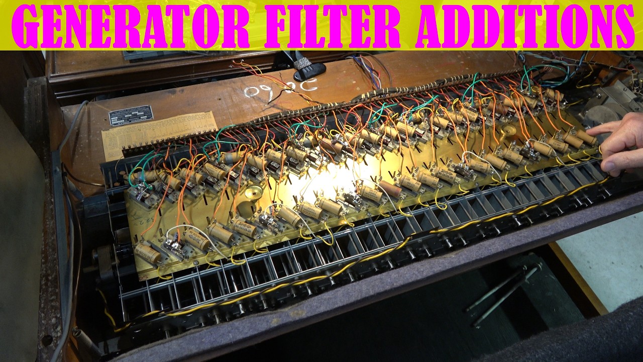 Tone Generator Filter Additions on a Hammond B3, C3, A-100 Keyboard Exchange International tech talk