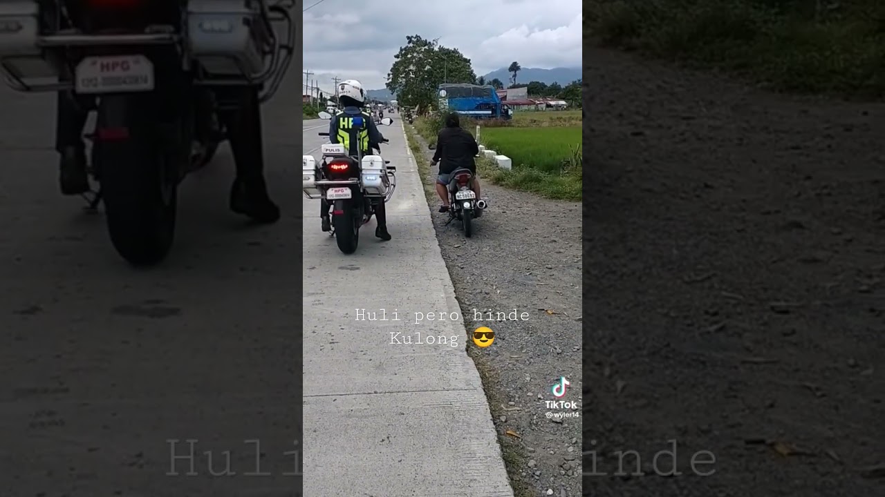 Huli pero hinde kulong #riders #violation #motorcycle #hpg #funny #huliperodikulong