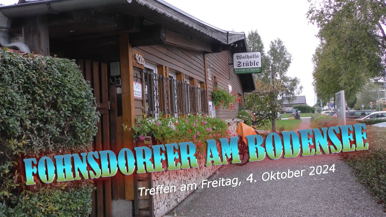 Die Fohnsdorfer am Bodensee   Treffen in Lustenau   04. 10. 2024