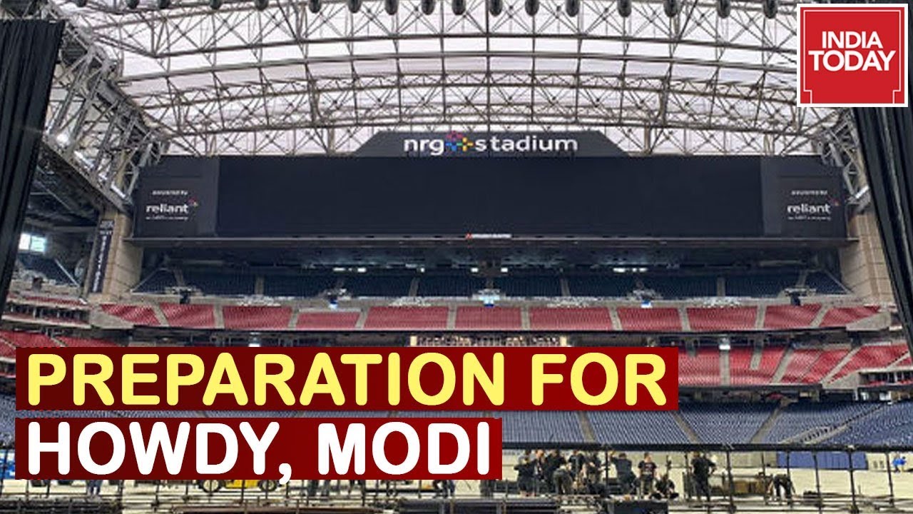 India Today At Houston Overseeing Massive Preparations For Mega Event 'Howdy, Modi' | Watch
