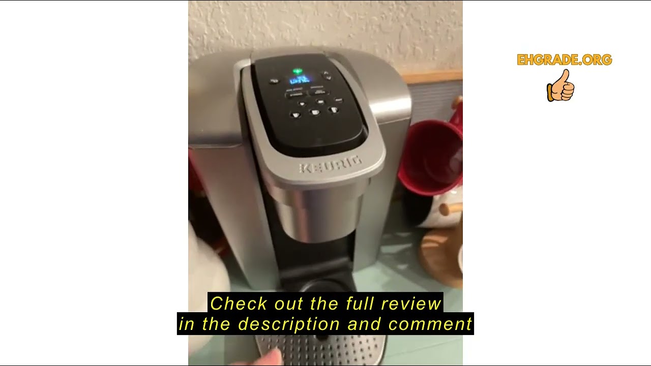 Review Keurig K-Elite Single Serve Coffee Maker - Brushed Silver