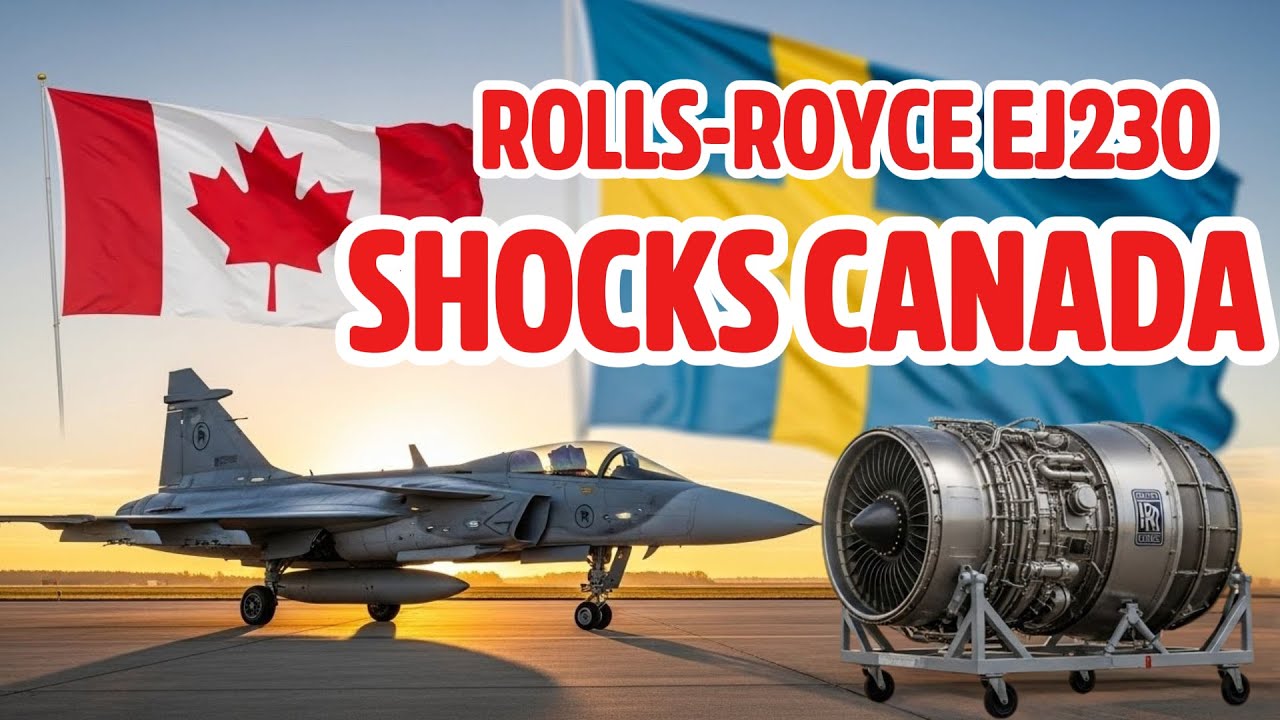 🇨🇦 Rolls Royce EJ230 Shocks the Pentagon, Canada’s Gripen Deal Just Changed Everything!