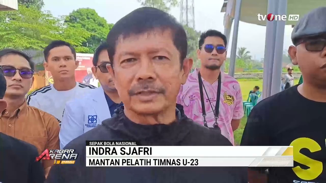 Pelatih timnas 2023 Indra sjafri kemarin minggu datang ke ajibarang - banyumas- jateng 