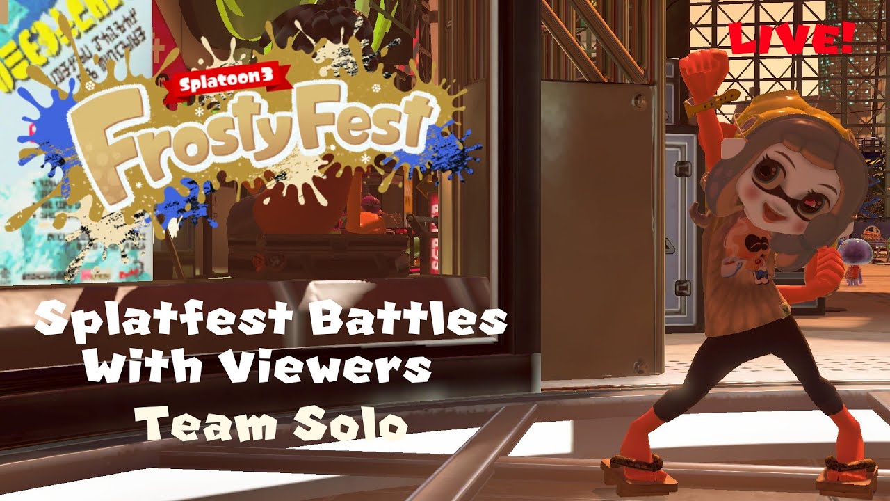 I Can Splat In My Sleep! Splatoon 3 Frosty Fest Battles with Viewers