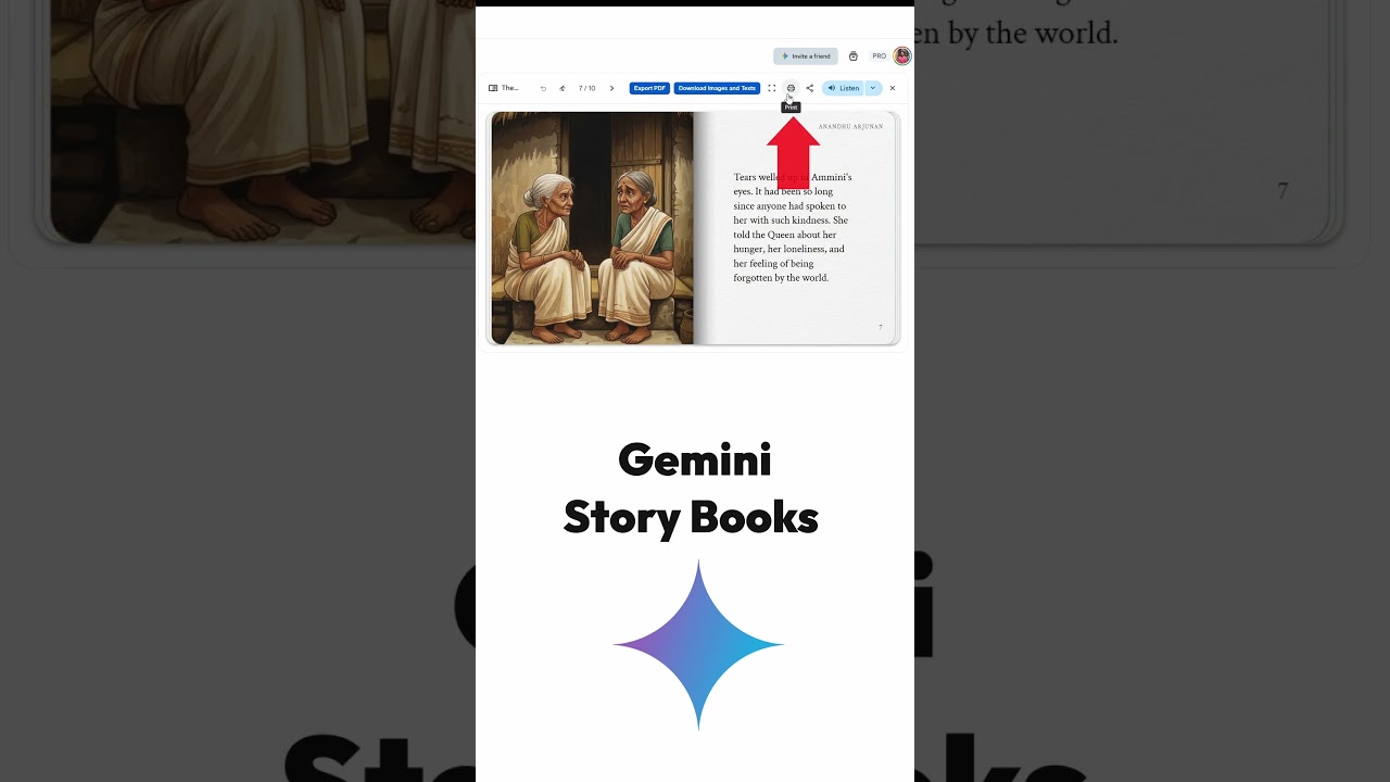 How to Export Gemini Story Books ✨ #malayalamtech #ai