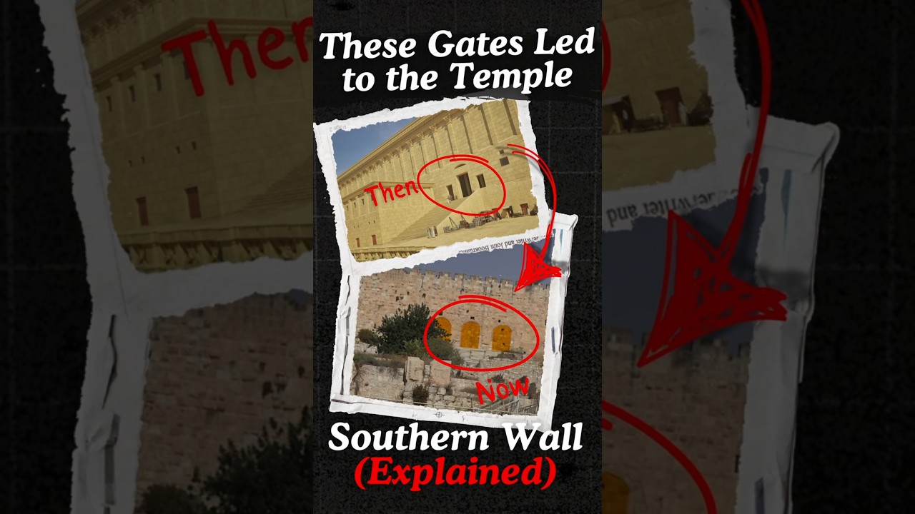 These Gates Led to the Temple Mount (Southern Wall Explained)