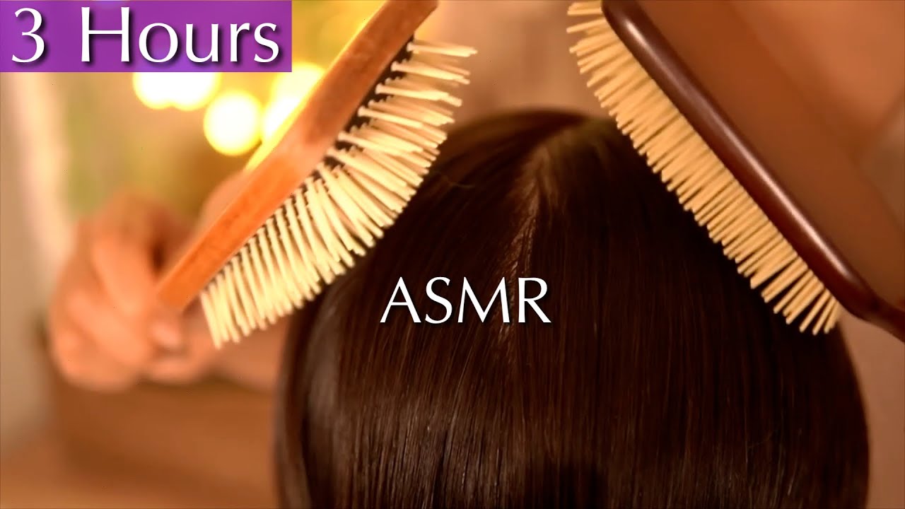 💜ASMR💜 Relax with Gentle Hair Brushing 🍀 No Talking