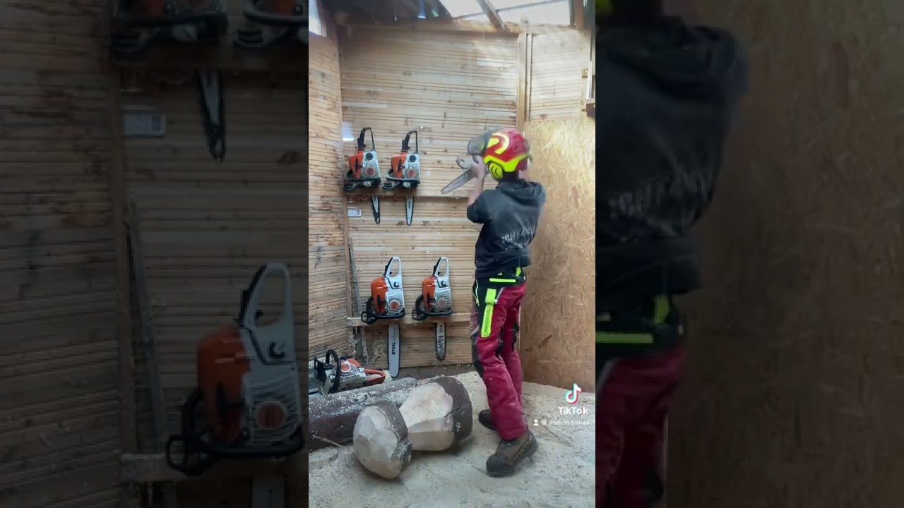 Pilz und Schwedenfeuer Schnitzen