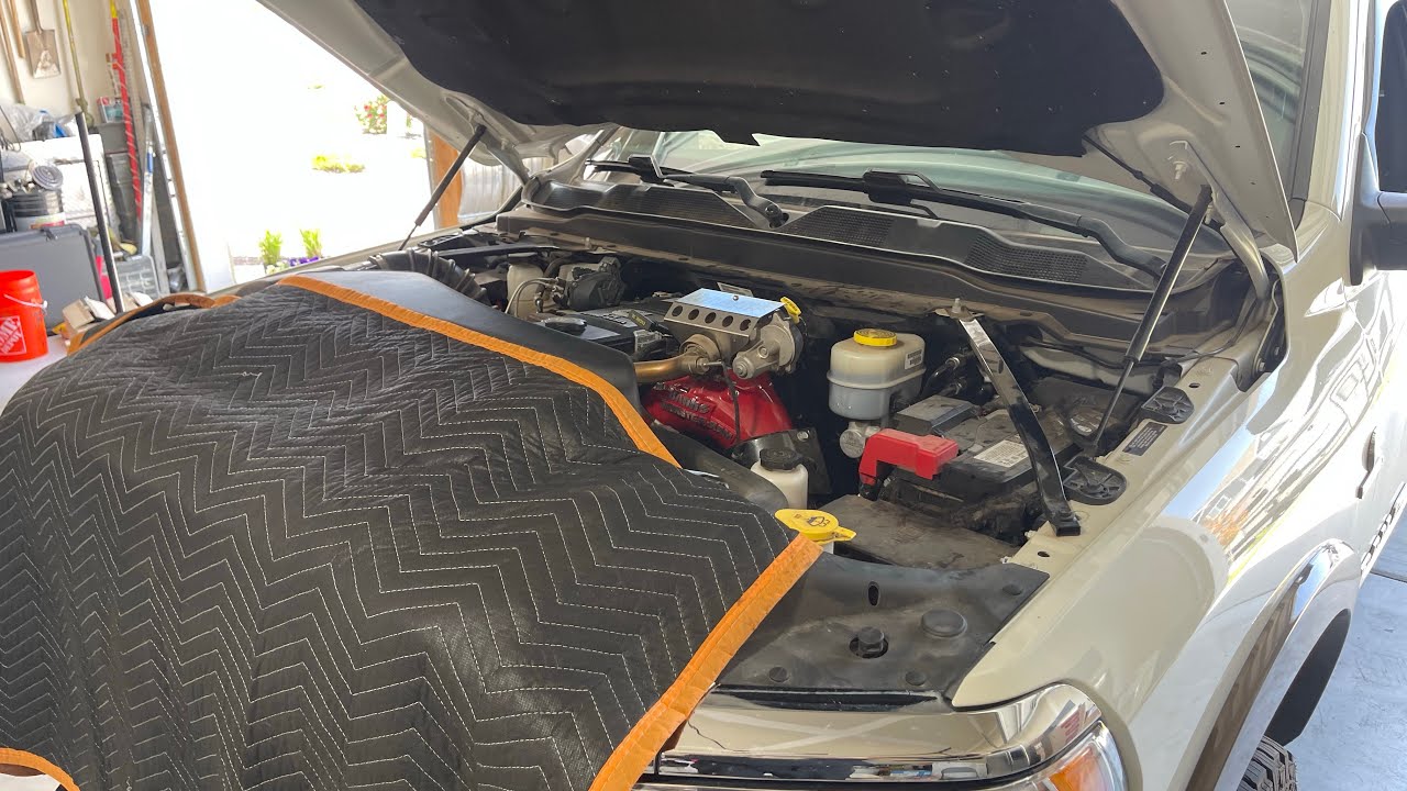Master tech puts on a little class for installing Banks Monster Ram on 2 trucks