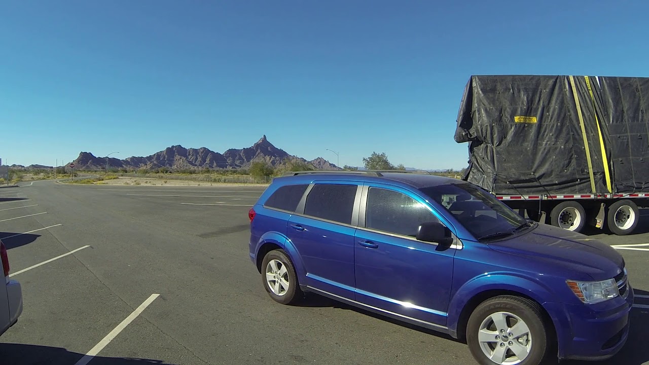 Reopened Rest Area on I-8, Mohawk, Arizona to a stop at Dateland, 1 January 2019, GP076096