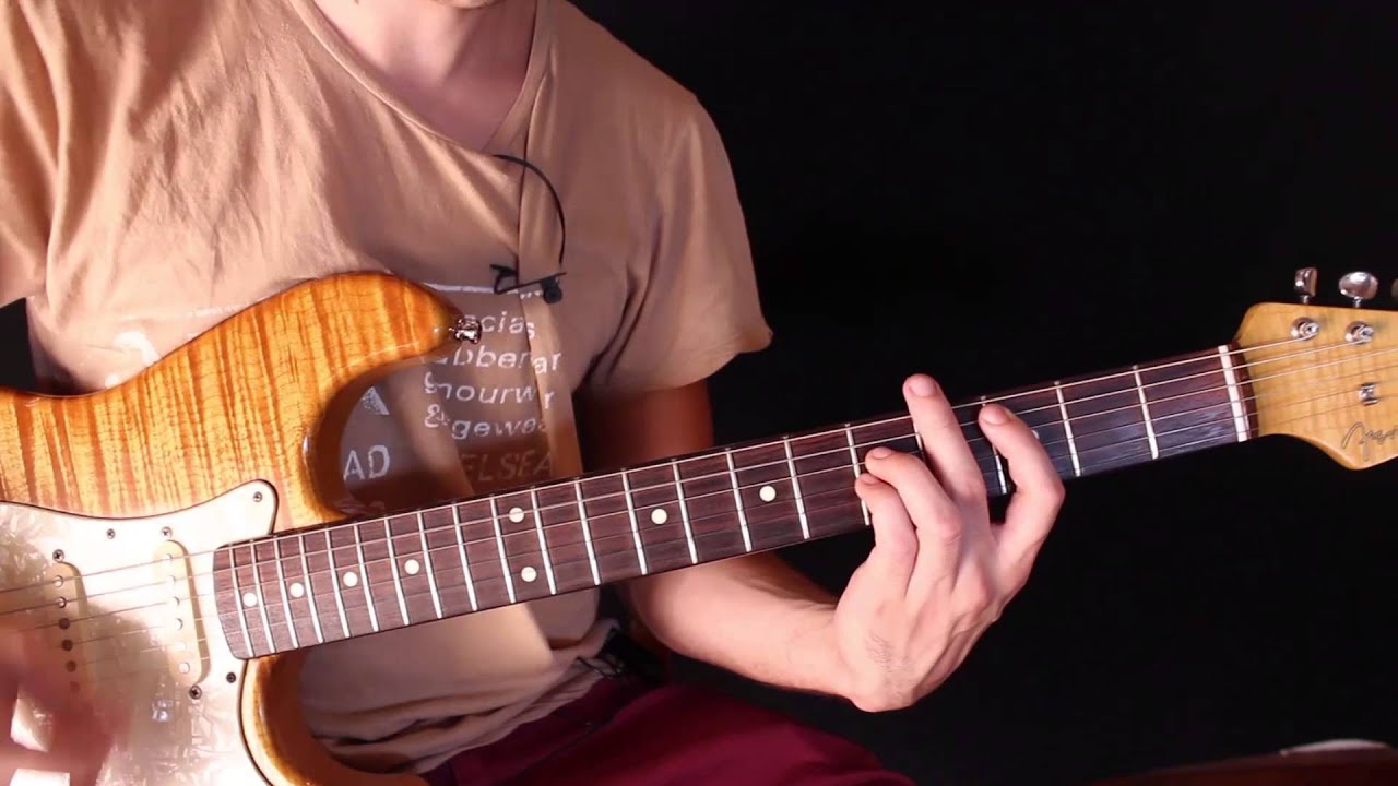 Como Tocar en Guitarra Electrica Living on a Prayer - Bon Jovi - Tutorial Richie Sambora