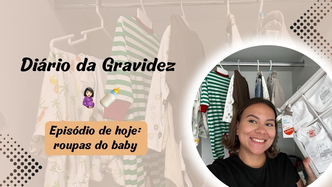 Diário da Gravidez 🤍 As primeiras roupinhas do bebê (antes de saber o sexo)